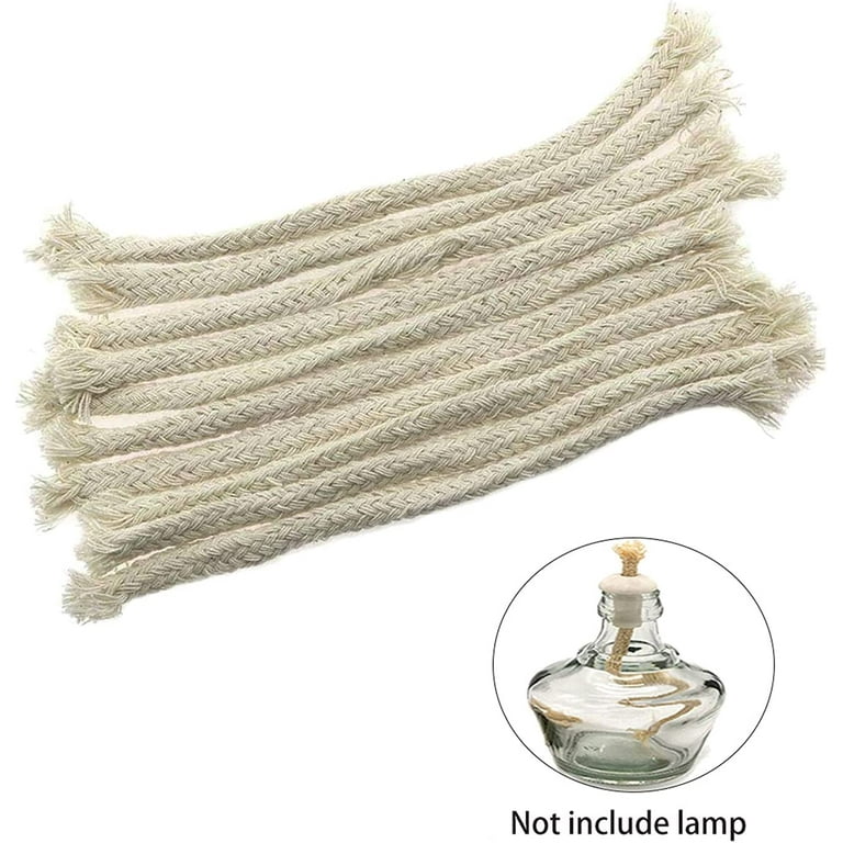 NKlaus 1 Meter 12,5mm 100% Natural Cotton Lamp Wick Flat Strand Wick  Lantern Wick for Oil Burner Oil Lamp with Cleaned Petroleum 1296