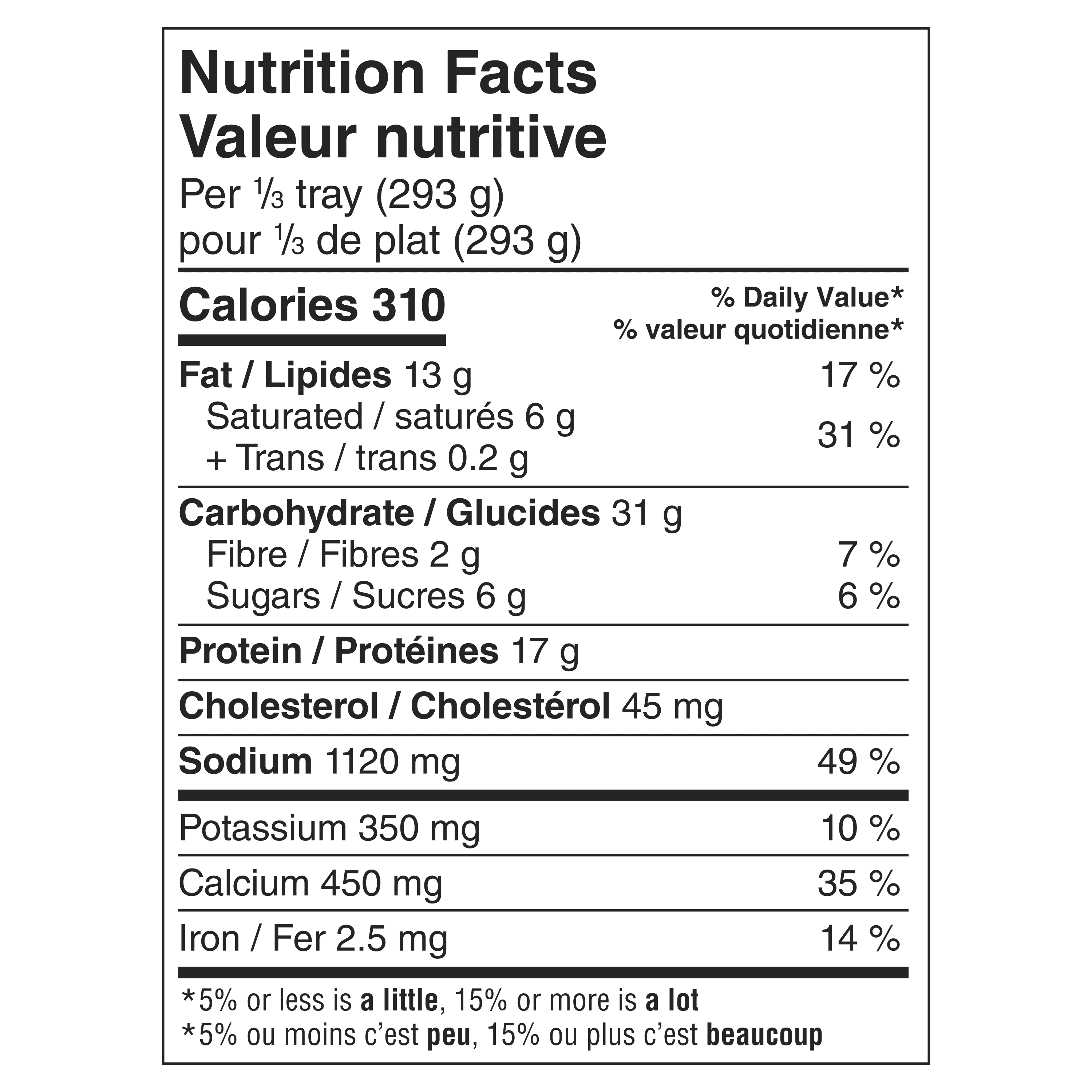 Marie Callender's Meat Lasagna Frozen Dinner, Hearty Meal, Includes pasta from scratch and vine ripened tomatoes, Made with beef and pork, Meat Lasagna Frozen Meal, 879g