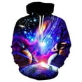 thumbnail image 2 of DDAPJ pyju Pullover Hoodie for Men Novelty 3D Graphic Hooded Sweatshirt Hip Hop Street Hoodies with Front Pocket on Purple XXL, 2 of 4