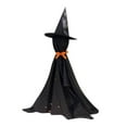 thumbnail image 2 of Hvmvliv Spooky Witch Halloween Decorations 3ft Halloween Witch Decoration Witch Lights for Courtyard Party Garden Suitable for Indoor Outdoor Halloween Decoration Black, 2 of 9