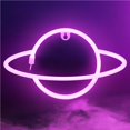 thumbnail image 4 of Matsuzay Luz de neón LED Hello Wall Art Sign Dormitorio Decoración Rainbow Lámpara de noche colgante Home Party Holiday Decor Regalo de Navidad Iluminación y accesorios No.1 Matsuzay HA027422-01, 4 of 6