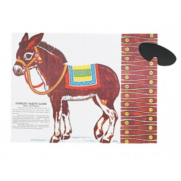 Amscan Pin The Tail On The Donkey Party Game