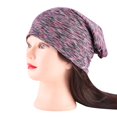 thumbnail image 3 of Moda hombres mujeres al aire libre Casual Color sólido orejeras cálidas gorra de ciclismo (púrpura), 3 of 8