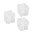 thumbnail image 1 of Xuanheng 3 Pieces Display Case for Figures Cube Small for Crafts Model for Collectors Clear, 1 of 8