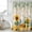 Yellow Green, variant on Sunflowers Shower Curtain, Waterproof Shower Curtains for Bathroom, Yellow Floral Bees Green Leaves Watercolor Washable Fabric Bathtub Curtain Set Bath Decor with 12 Hooks Long 72"x84"