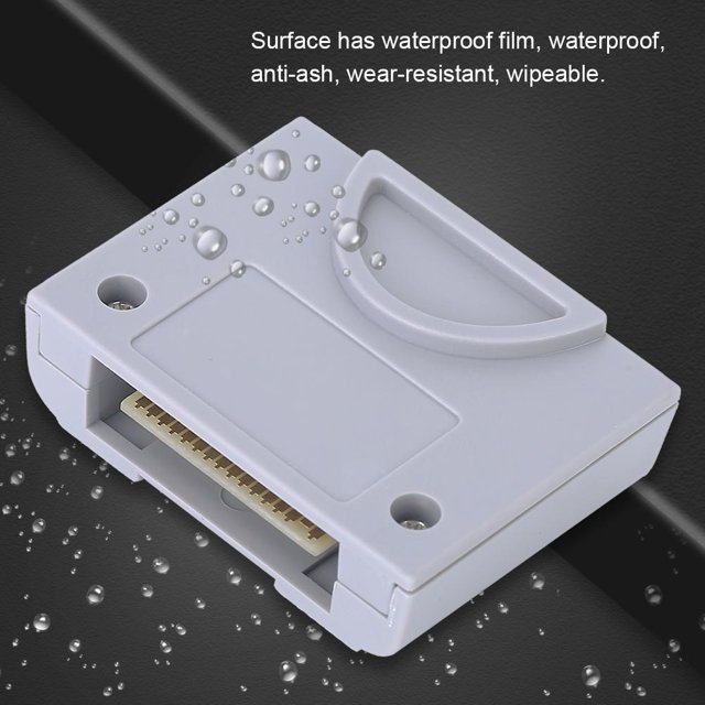Tarjeta de Memoria, Tarjeta de Memoria de reemplazo antiincrustante Impermeable de 256 KB,para el Controlador de Consola de Juegos para N64,Plug and Play Partes Electronicas Octpeak No