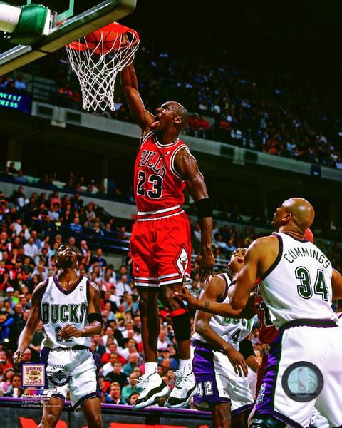Michael Jordan 1995-96 Action Photo Print - Walmart.com