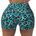 thumbnail image 2 of Lsque Leopard 1 Pattern High Waisted Biker Shorts for Women-Tummy Control Fitness Athletic Workout Running Yoga Gym Shorts,Moisture-Wicking-XX-Large, 2 of 9