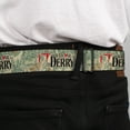 thumbnail image 4 of IT Belt, Seatbelt Buckle Belt, It Welcome To Derry Forest Scenery and Logo Beige Greens, 30 to 44 Inches, 4 of 8