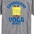 thumbnail image 3 of SpongeBob SquarePants - SpongeBob Yoga Pants - Men's Short Sleeve Graphic T-Shirt, 3 of 6