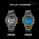 thumbnail image 4 of Reloj Niños Deportivo Luminoso Impermeable Camuflaje Militar Color de la correa Verde, 4 of 5