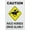 Warning Sign 5, variant on Caution Race Horses Drive Slowly Outdoor Safe Sign - 8"x12", UV Protected, Weatherproof - Equestrian Center, Rural Road, Race Track Alert