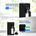 thumbnail image 6 of Purewell Reverse Osmosis Countertop Water Purifier with UV Sterilization RO Water Filtration System with 44oz Portable Water Pitcher, Smart Auto-Filling, 6 of 7