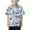 Grey, variant on SRZYMJ Kids Boys Button Down Hawaiian Shirt Short Sleeve, Kids Summer Beach Hawaiian Shirts for Boys Green 8-9 Years