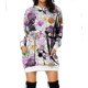 thumbnail image 3 of Vestido de mujer transfronterizo de Europa y Estados Unidos con capucha larga y holgada con estampado de calaveras para Halloween, 3 of 5