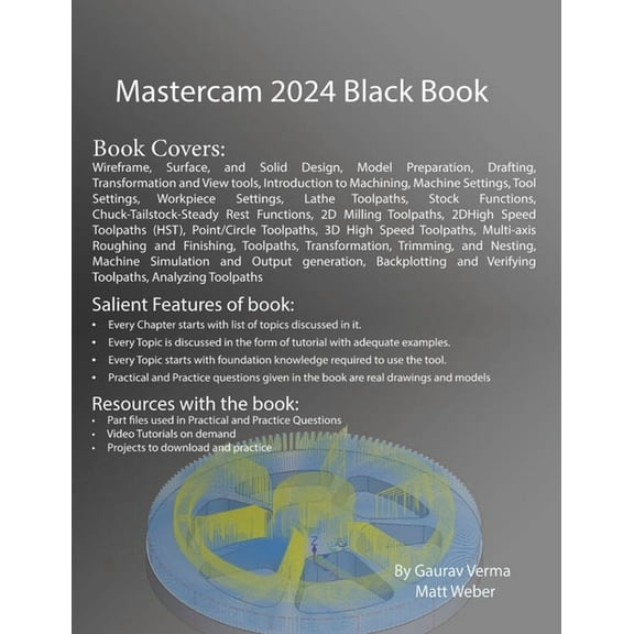 Mastercam 2024 Black Book, (Paperback)