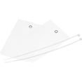 thumbnail image 1 of Waterproof Wires Plastic Shipping Tags with Ties,for Product Identification Tags,Valve Marking,Outdoor Tagging,3.12x4.68 Inch Frosted Clear 100Packs, 1 of 5