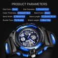 thumbnail image 6 of Kids Digital Watch Sports Waterproof Wristwatch with LED/Alarm/Stopwatch/Calendar/Date for Boys and Girls Christmas Gift for Kids, 6 of 7