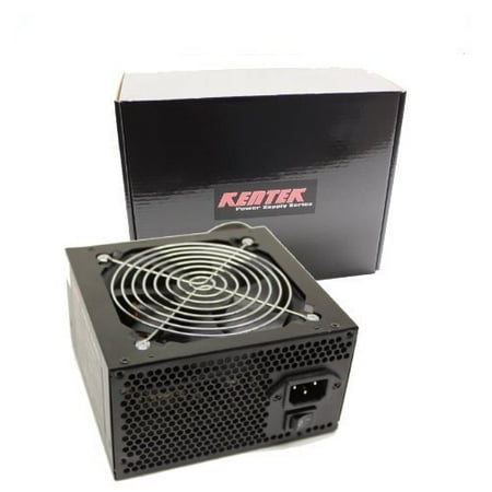 KENTEK 600 Watt 600W Black 12cm 120mm Fan ATX Power Supply 12V SATA 20/24 PIN PCI EXPRESS PCI-E Intel AMD by