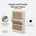 thumbnail image 2 of mopio Hannah Shoe Cabinet (White), 2 of 5