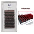 thumbnail image 1 of Jomay Ombre Pestañas de colores Extensión individual Faux Mink Lashes Clásico Rojo Verde Marrón Azul Púrpura Pestañas Suministros profesionales hola suerte  unisex, 1 of 2