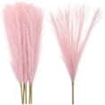 thumbnail image 1 of Shisuyan Bohemian Style Pink Polyester Artificial Pampas Grass 6Pcs 17.7X5.9X0.2In, 1 of 8
