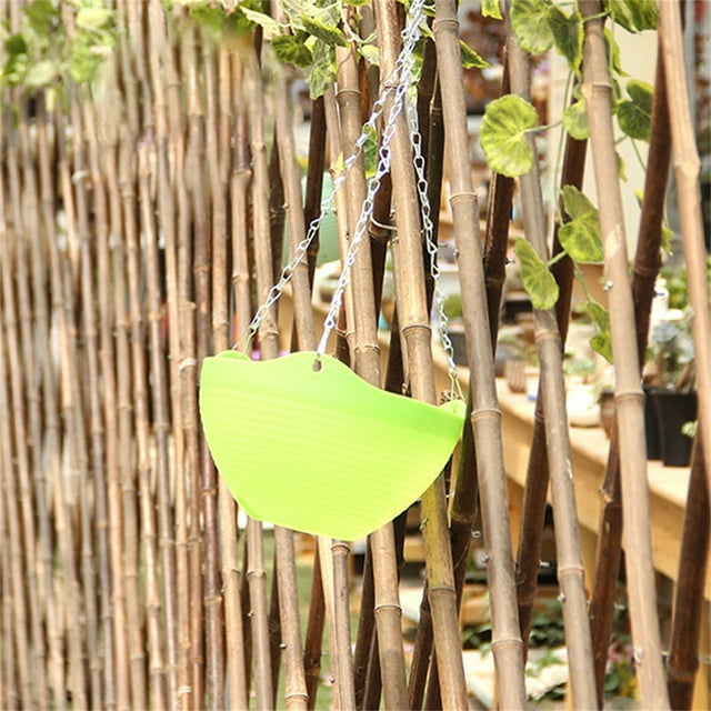 Fiudx Ofertas del día Cesta colgante de plástico para colgar en la pared con cadena para colgar