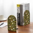 thumbnail image 5 of Picia Gnomes Playing in the Garden Pattern Wood Bookends for Shelves,Non-slip Bookends, Heavy Duty Wooden Bookend Support,1 Pair, 5 of 8