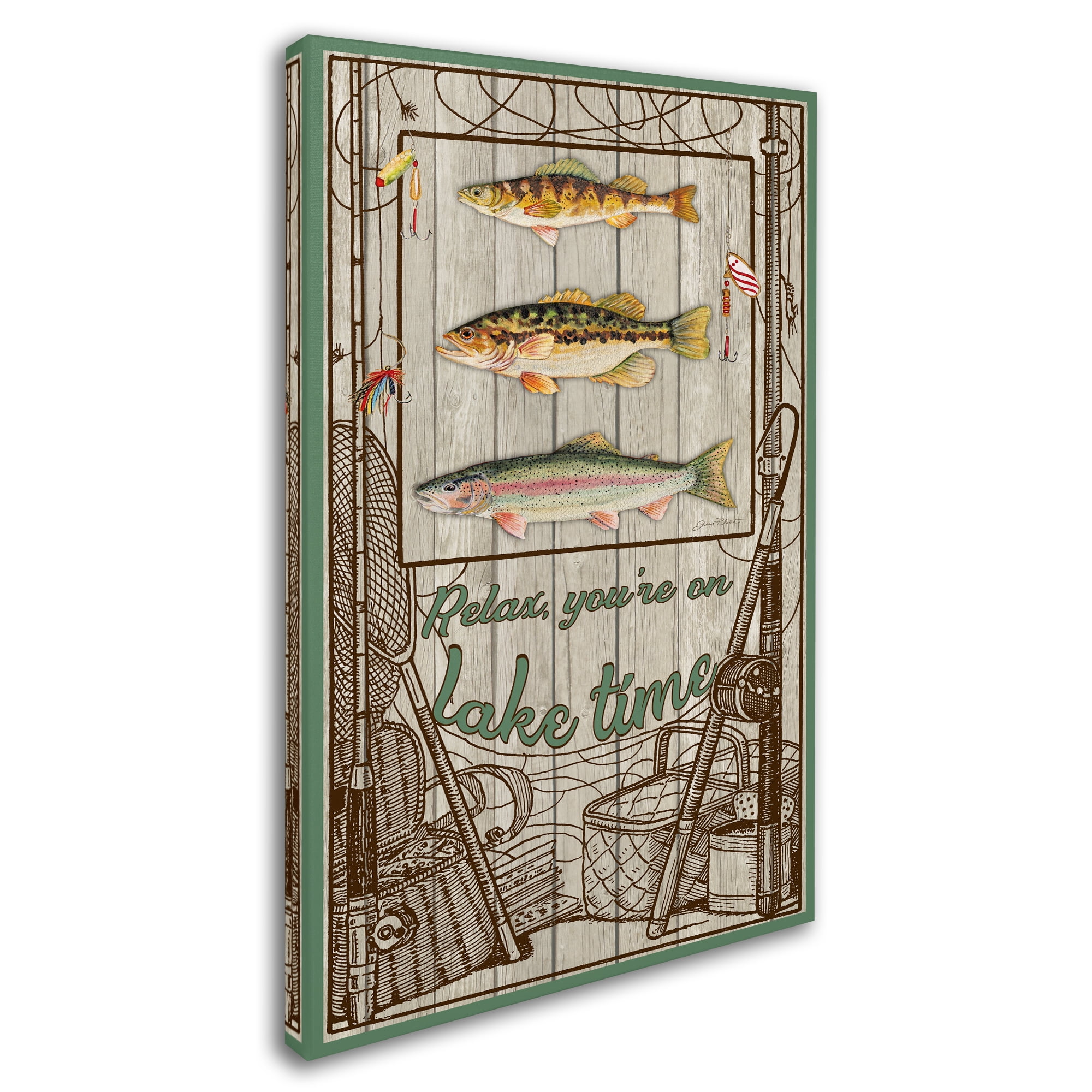 Trademark Fine Art 'Wilderness Lodge 21' Canvas Art by Jean Plout