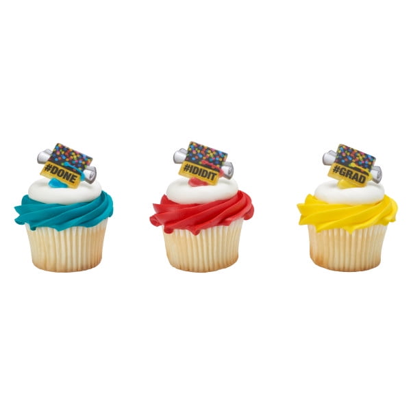 12 BIRTHDAY HERO BOY PARTY SUPPLIES FAVORS MOVIE CAKE CUPCAKE RINGS BATMAN 12 