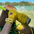 thumbnail image 2 of Guanteletas De Bateo Beisbol, Guante Adulto Amarillo Premium, 2 of 8
