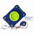 thumbnail image 6 of Dteck iPad Mini 4 / Mini 5 2019 Case Shockproof With Shoulder Strap 360 Degree Kickstand Three Layer Silicone Cover for iPad Mini 5th/4th Gen 7.9", Navyblue+Grass Blue, 6 of 9