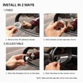 thumbnail image 2 of Blind Spot Mirrors,Round Frameless 360° Rotate Sway Adjustable HD Glass Convex Mirror Maximize RearView Universal for Car SUV Trucks Safety, 2 of 4