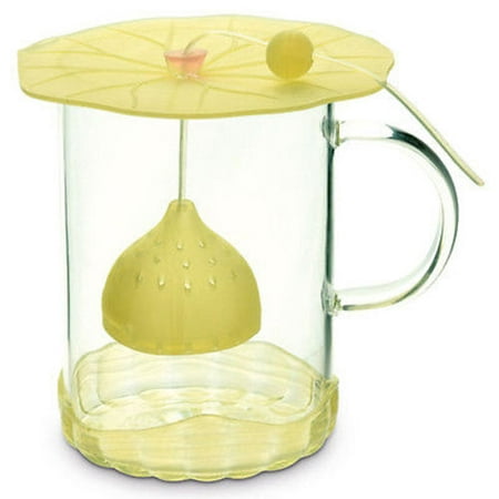 Charles Viancin Lily Pad Tea Infuser Set - Single Serve Tea (Best Single Serve Tea Maker)