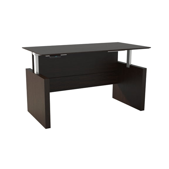 Mayline Medina Height-Adjustable 72" Straight Desk MNDSHA72LDC