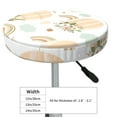 thumbnail image 4 of Balery Air Balloon And Flower Velvet Round Bar Chair Cushion Cover Adjustable, Protects From Scratches And Stains, Soft & Washable Ideal For Wooden And Metal Stools - 14 Inch, 4 of 7