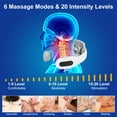 thumbnail image 5 of Imountek 4 Head Heated Neck Massager, 6 Modes 20 Intensity Levels EMS Neck Massager with Remote Control Voice Prompt, White, 5 of 15