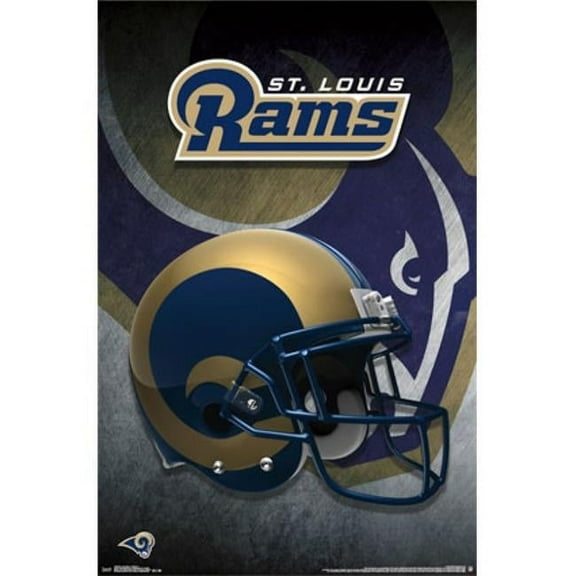 St. Louis Rams - Helmet 15 Poster Print
