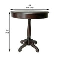 thumbnail image 5 of Wayborn Brown Round End Table, 5 of 5
