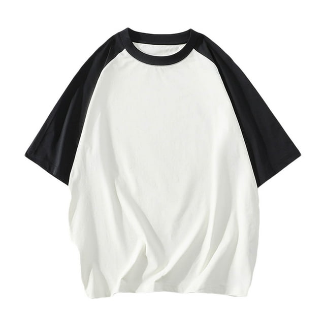 pstuiky camisetas de hombre, Camisa deportiva de color liso para hombre con botones, cuello redondo, manga corta camisas casuales para hombre l