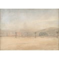 thumbnail image 3 of Karl Schou 24x18 Black Modern Framed Museum Art Print Titled - Piazzale Michelangelo Near Florence (1909 - 1910), 3 of 5