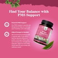 thumbnail image 6 of Natures Craft PMS Support Supplement, Menopause Relief and Hormone Balance for Women, 30 Capsules, 6 of 10