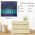 thumbnail image 6 of Yayeee 6 Pack Kitchen Dish Cloths for Washing Dishes Soft Absorbent Microfiber Towels, Purple Moonlight Forest, 6 of 9