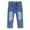 Blue-2394, variant on KIDSCOOL SPACE Baby Boy Jeans,Soft to Wear Denim Elastic Band Inside Pants,Light Blue,18-24 Months