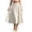White, variant on High Waisted Casual Skirt for Corset Skirt L