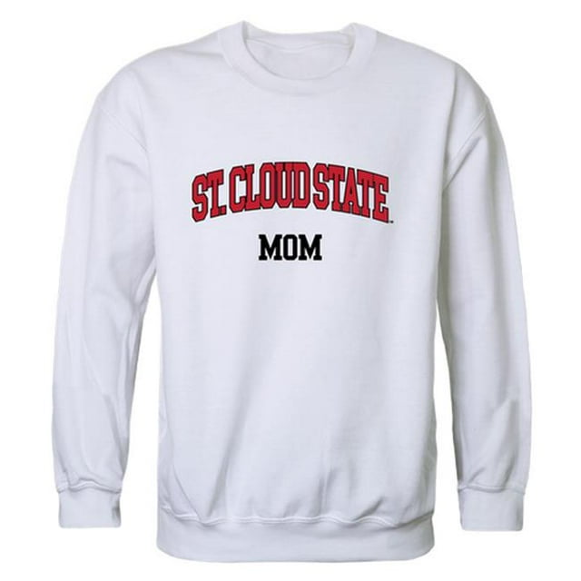 W Republic 564-237-WHT-05 Femmes Saint Cloud State Huskies Maman Sweat-Shirt en Molleton, Blanc - 2TG