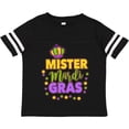 thumbnail image 3 of Inktastic Mister Mardi Gras with Crown and Dots Boys Toddler T-Shirt, 3 of 5
