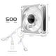 thumbnail image 4 of Ventilador Con Caja DM1 5V 3PIN ARGB 12V 4PIN PWM PC Luminosa (blanco Positivo), 4 of 8