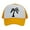 White/Gold, variant on Men's Palm Tree Cap Snapback Trucker Hat, White/Gold