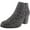 Gray, variant on Style & Co. Womens Masrinaa Suede Block Heel Booties